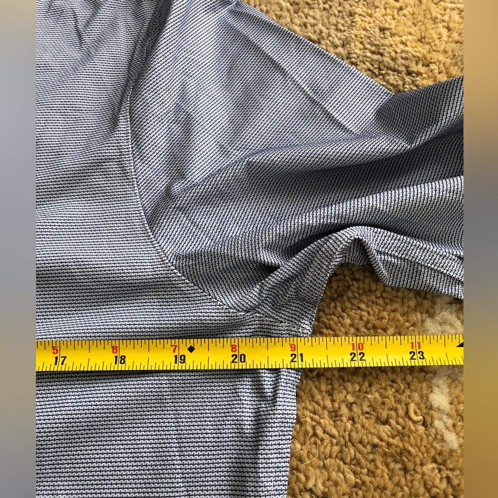 RHONE Commuter Tech Stretch Button Down Shirt Blu… - image 9